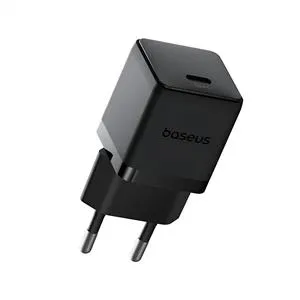BASEUS Gan3 Fast Charger PD 30W Hızlı Şarj Adaptörü - Siyah