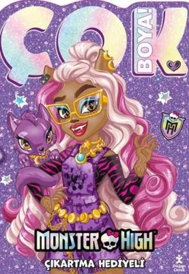 Monster High - Çok Boya! Çıkartma Hediyeli