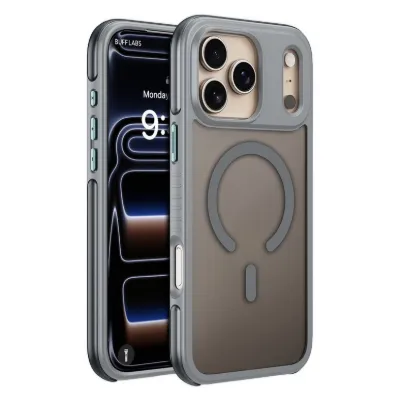 Buff iPhone 18 Pro / 17 Pro MagSafe Air Bumper Kılıf - Gri
