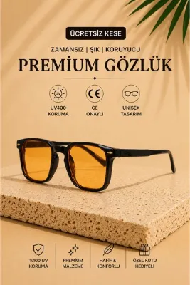 WATCHOFROYAL LORRAINE SİYAH TURUNCU UNISEX GÜNEŞ GÖZLÜĞÜ