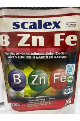 SCALEX B - Zn - Fe ( Bor , Demir Ve Çinko ) Yaprak Gübresi