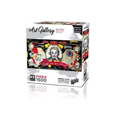 Ks Games-Puz.1500 Back To Black 1500 Parça Panaromik Puzzle