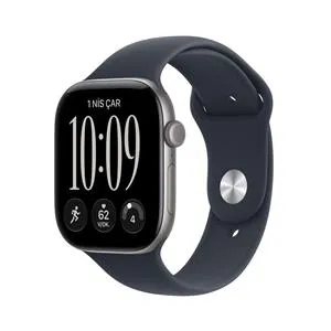 Apple Watch Series 12 GPS 46mm Space Grey Aluminium Case with Navy Blue- S/M