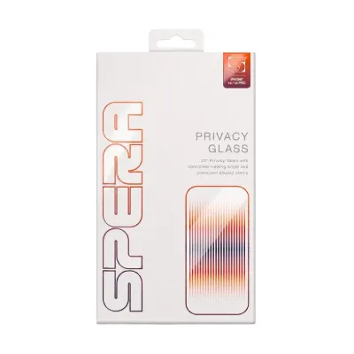 Spera iPhone 18 Pro 20° Privacy Cam Ekran Koruyucu