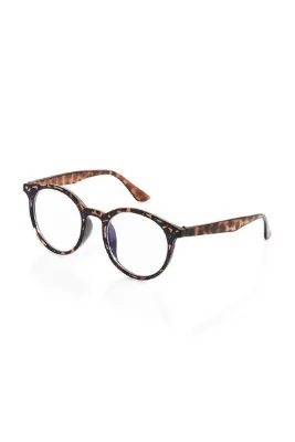 CLAES Sara Leopard Unisex Mavi Işık Koruyucu Gözlük
