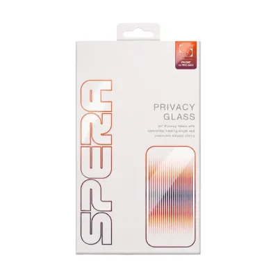 Spera iPhone 18 Pro Max 20° Privacy Cam Ekran Koruyucu