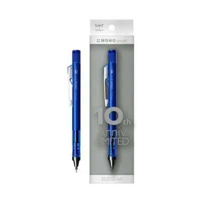 Tombow Mono Graph Lt. Edition 10. Yıl Özel 0.5mm Mekanik Kurşun Kalem Mavi