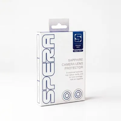 Spera iPhone Duo Safir Kamera Lens Koruyucu - Gece Mavisi