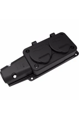 Bemis , 1/16a.220v.ıp54 Kauçuk 2'li Grup Priz, Bk1-1402-3612