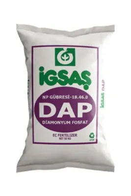 ÜNALLARTARIM 1 Kg Kg Igsaş Dap 18.46.0 Gübre Diamonyum Fosfat Kompoze Gübre Toprak Altı-taban Gübresi