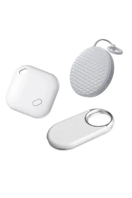 Sidox Universal Akıllı Takip Cihazı Smart Tag - iOS & Android Uyumlu, Mini GPS Konum Bulucu Anahtarlık ve Valiz Takip Etiketi Bulucu Her Şey İle Uyumlu