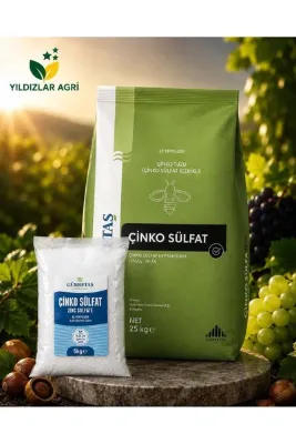 GÜBRETAŞ Çinko Sülfat 5 Kg - Bölünmüş Ambalaj