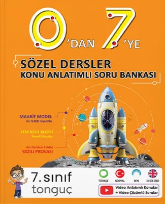 0'dan 7'ye Sözel Konu Anlatımlı Soru Bankası