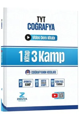 Coğrafyanın Kodları TYT Coğrafya 1 Kitap 3 Kamp Video Ders Kitabı