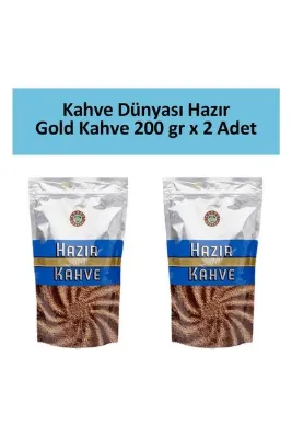 Kahve Dünyası Gold Hazır Kahve 200 gr x 2 Adet
