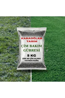karaoğlan tarım Karışımlı Çim Bakım Gübresi Çim Gelişim Gübresi Çim Coşturan 5 Kg