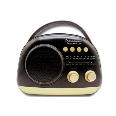 Crown Well CW029-BL Retro Radyo Siyah