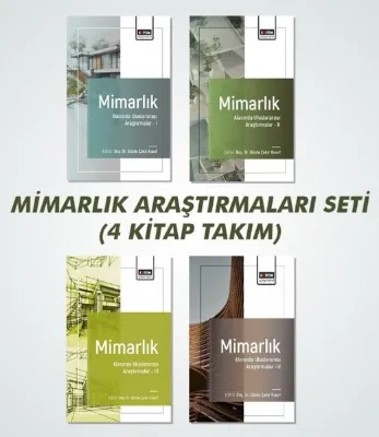 Mimarlık Araştırmaları Seti - 4 Kitap Takım