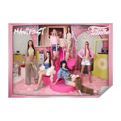 Mythos Manifest Toz Pembe Statik Poster - Model 1