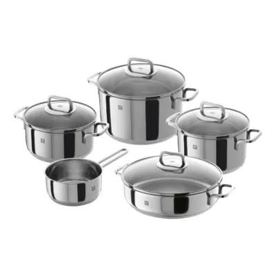 Zwilling 650600020 Quadro 5'li Çelik Tencere Seti