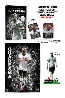 Quaresma - Sahanın Yıldızları - Hareketli Kart - Dev Poster - Futbolcu Kartı ve 3D Biblo Hediyeli