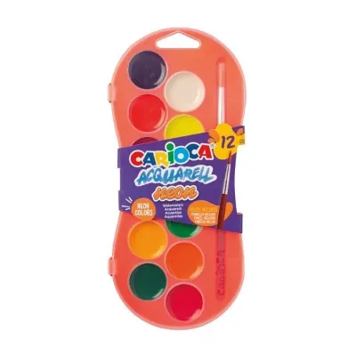 Carioca Neon Renkli 12li Sulu Boya