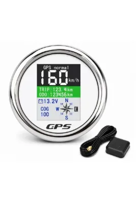GÜMRÜK BEY KAOLALI 85mm Su Geçirmez Dijital GPS Hız Göstergesi Tekne Araba Motosiklet