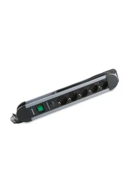 S-LINK Swapp SPGKS05 1.5 Metre 5'Li Akım Korumalı Gri Priz