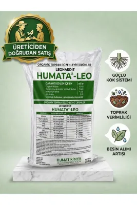 HUMATA LEO Leonardite Humik Asit Organik Gübre 25 Kg