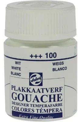 Talens Gouache Jar 16ml Guaj Boya White / 100