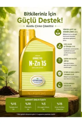 GÜBRETAŞ 15.0.0+4Zn 1Lt