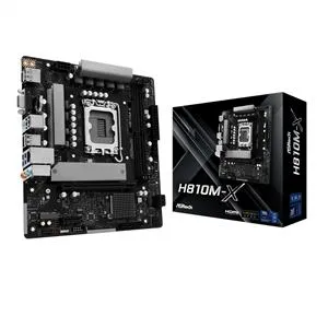 ASROCK H810M-X INTEL H810M Soket 1851 DDR5 6400MHz (OC) M.2 Anakart