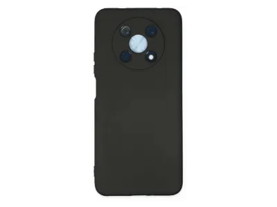 NEWFACE Huawei Nova Y90 Uyumlu Nano İçi Kadife Silikon Telefon Kılıfı Siyah