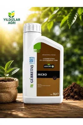 GÜBRETAŞ Leolife-M Micro 1Lt (Micro Element İçerikli Organomineral Gübre)