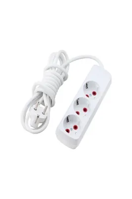 SenaHomeDesing Bakır 3'lü 2mt. Uzatma Kablosu Ara kablo 3x2,5mm (Fırın,çamaşır,kurutma makinesi vs. için uygun)