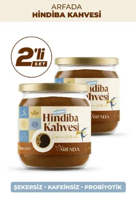 ARFADA Form Hindiba Kahvesi – 2 Aylık - Kolajen Destekli - Şekersiz - Katkısız - 150 g - 2li Paket
