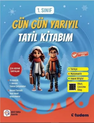 1. Sınıf Gün Gün Yarıyıl Tatil Kitabım