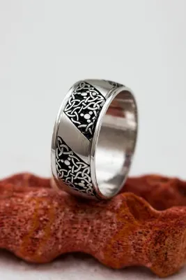 Silver Self Gümüş Alyans Halkalı