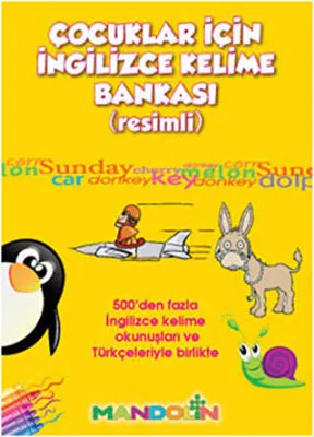Çocuklar İçin İngilizce Kelime Bankası Resimli