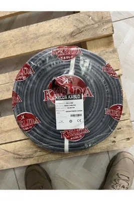 KELDA 3x2,5 mm Ttr Kablo Cca Siyah 100 mt