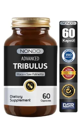 Nondo Tribulus 60 Kapsül Demir Dikeni Maca Saw Palmetto Kore Ginsengi Ginko Biloba