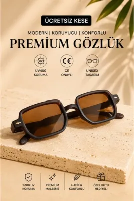 WATCHOFROYAL Royal Eyewear Re1022 Koyu Kahve Güneş Gözlüğü