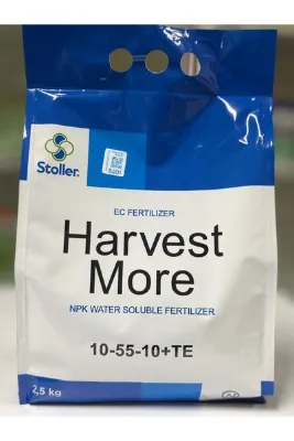 STOLLER HARVEST MORE 10-55-10 + TE Çiçeklendirici NPK Gübresi 2.5 KG