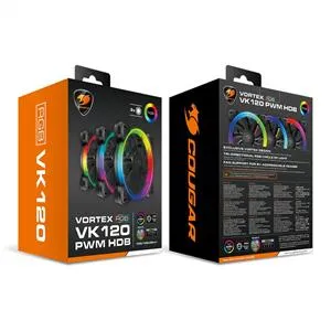 COUGAR VORTEX VK120 3x120mm ARGB HDB KASA FAN KİTİ