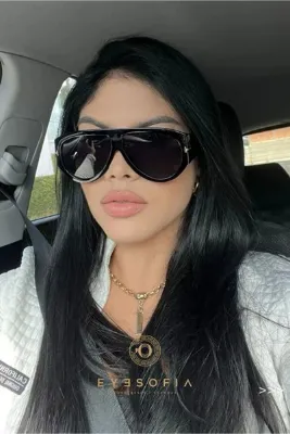 Eyesofia Baptın Ford Vintage Siyah Unisex Güneş Gözlüğü
