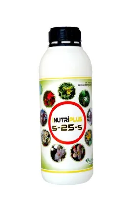 Pozitif Gübre 5-25-5 Azotlu Fosforlu Potasyumlu Çiçeklendirici N-p-k Çiçek Açtıran Gübre Sıvı Gübre 1 Litre