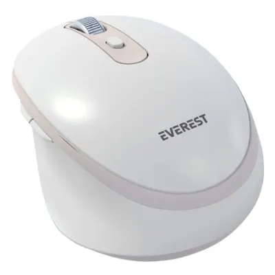Everest SM-BT42 Kablosuz Mouse, Pembe - Beyaz