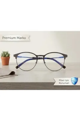 WEXSA L2251 033 MAVİ IŞIK KORUMALI METAL UNISEX GÖZLÜK ÇERÇEVESİ