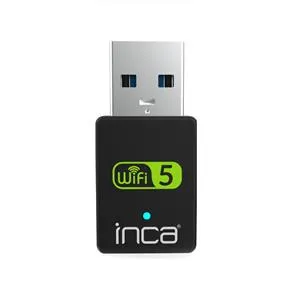 INCA IUWA-650X 200MBPS-433MBPS DUAL-BANT KABLOSUZ-AC / BLUETOOTH 4.2 MİNİ USB ADAPTÖR