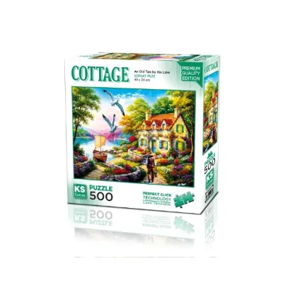 Ks Games Puzzle 500 Parça An Old Tale by the Lake